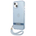 Guess Hardcase for iPhone 13 Mini 5,4" Blå Gjennomsiktig Mobildeksel