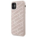 Karl Lagerfeld Klhcn61pqkpmp Iphone 11 / Xr 6.1" Rosa/Rosa Hardcase Quilted K-Mønster