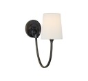 Reed vägglampa brons