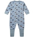 Hust & Claire   Heldress i Ull/Bambus Dino Baby Blue