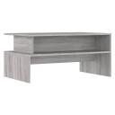 vidaXL Salongbord grå sonoma 90x55x42,5 cm konstruert tre