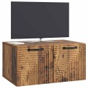  Vegghengt TV skap Gammelt tre 59,5 x 41 x 30 cm Konstruert tre
