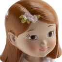 Kaketopp Konfirmant Jente Med Rosenkrans 16cm 