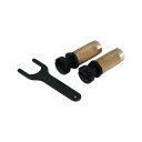 Tonepros Ss1 B - Standard Brass Locking Studs - Svart