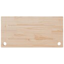  Skrivebord hvit 80x40x2,5 cm heltre furu