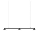 Normann Copenhagen Hat Linear Taklampe Liten Sort