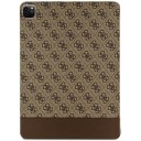 Guess Smart Allover 4G-deksel iPad Pro 12,9 (2020-2022) Brun