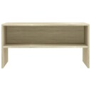 vidaXL TV-benk sonoma eik 80x40x40 cm sponplate