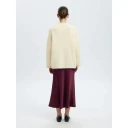 Selected Femme Dame Strikkevarer Beige M,