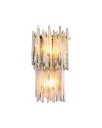Saint Roch dobbel vegglampe børstet messing