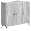  Serviesskap Grå sonoma 89 x 34,5 x 80 cm Konstruert tre