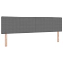  LED Hodegavl Enkel Design Lys Grå 90 cm Cordfløyel