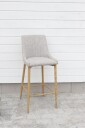 Venture Design Plaza barstol Grå Textil/natur Grå