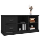 vidaXL TV-benk svart 102x35,5x47,5 cm konstruert tre
