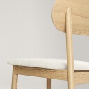 Decotique Elephant Stol Naturlig Eik / Hvit Bouclé