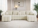 Zulueta 4 seters sovesofa med dobbel divan   beige