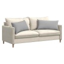  Sofaputer 2 pcs Grå 80 x 40 cm stoff