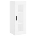  Veggskap hvit 34,5x34x90 cm 8720845440848