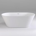 Sanipro Monza Frittstående 170 Hvit Matt / 170cm SA 10249
