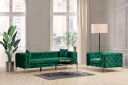 Beachport Sofa 3 seters   Grønn