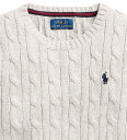 Ralph Lauren Kids Cable-Knit Cotton Sweater - Cream - 132-137