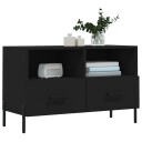 vidaXL TV-benk svart 80x36x50 cm konstruert tre