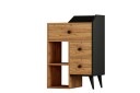 Hafing Kommode 64x94,6 cm Svart/Brun   Hanah Home