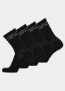 Swedemount Sport Socks 4-Pack Black 43-46 Bomullssokker