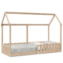  Barnesengeramme hus 80x200 cm heltre furu 8721102851643