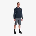 Revolutionrace Shred Long sleeved MTB Jersey Herre Deep Navy/Insignia Blue M Herre Overdeler Langermede skjorter