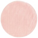 Rundt teppe   Recycled PET with viscose look rosa Størrelse: Ø 120 cm