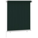 vidaXL Utendørs rullegardin 125 (B) x 140 (H) cm mørkegrønn HDPE