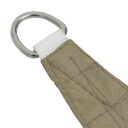 vidaXL Solseil oxfordstoff trapesformet 2/4x3 m Beige