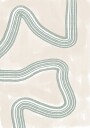 Curved Tranquility Plakat / 21x30cm