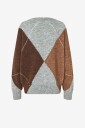 Second Female - Genser Forca Knit V-Neck - Grå
