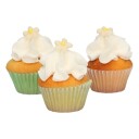 Funcakes Krysantemum Sukkerpast Hvit/gul 30 Stk | Slikkepott.No