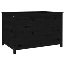 Høybed svart 119,5x82,5x78 cm heltre gran