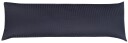 Borg Living Putetrekk - 50x150 cm - Stripet mørke blå - 100% Bomullssateng