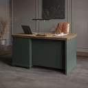 Skrivbord Skrivbord Evora med 4 Lådor Grön -