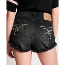One Teaspoon Dame Shorts Svart W23,