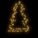 vidaXL Julelysdekorasjon med jordplugger tre 115 LEDs 90 cm