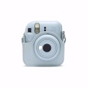 Fujifilm Instax Mini 12 kameraveske i pastellblå kunstlær