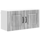  Kjøkkenskap med hylle Grå Sonoma 80 x 31 x 40 cm Konstruert tre