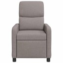 vidaXL Recliner Gråbrun