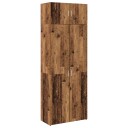  Oppbevaringsskap Gammelt tre 80 x 42.5 x 225 cm Konstruert tre