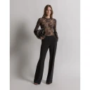 Alberta Ferretti Dame Bukser Svart S,