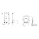 Geberit Duofix Innbyggingselement Til Bidèt 112cm