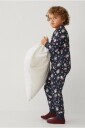 Ellos Collection   Pyjamas med julemotiv   Blå