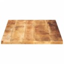  Bordplate 120x70x2,5 cm rektangulær grovt heltre mango 371348