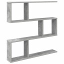 vidaXL Vegghylle Betonggrå 80 x 12 x 79,5 cm Konstruert tre